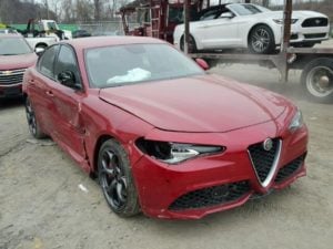 alfa romeo wrecking